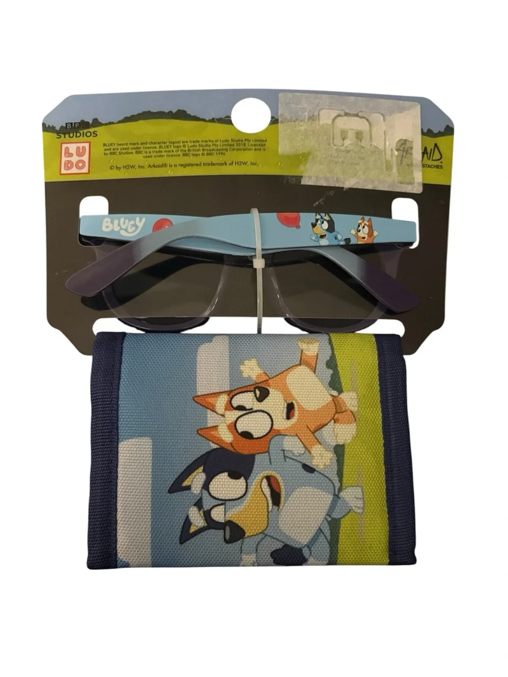 Bluey Kids Sunglasses with Matching Wallet